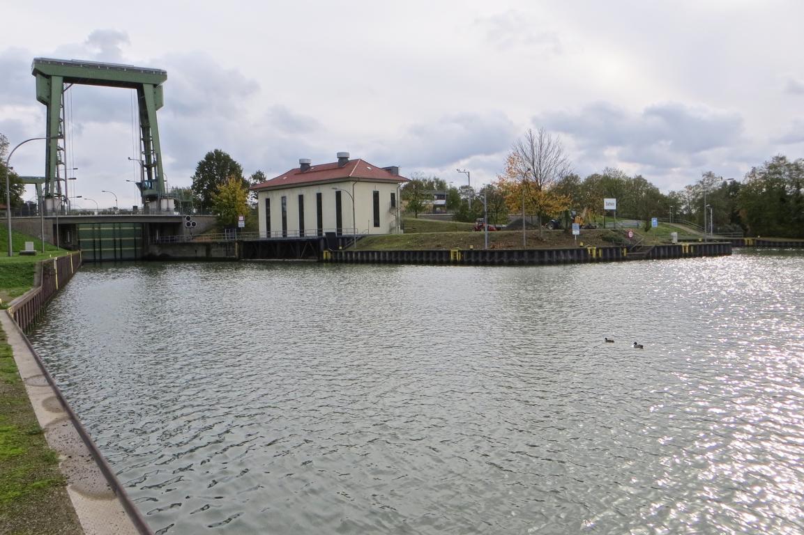 Schleuse Datteln Westsicht Schleuse Datteln Westsicht